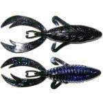 Big Bite Rojas Fighting Frog 4' 7ct Black Blue Flake - HookMeUp