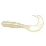 Action Bait 3' Curly Grubs 25pk Pearl - HookMeUp