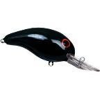 Bandit Lure 2-5' 2' 1-4oz Solid Black Red Eye - HookMeUp