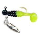 Slider Charlie Bee 1-16oz Black-Chartreuse - HookMeUp