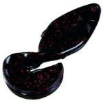 Strike King Rage Tail Shad Black Neon - HookMeUp