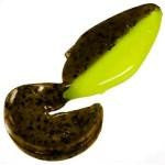 Strike King Rage Tail Shad Green Pumpkin-Chartreuse - HookMeUp