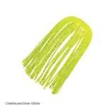 Z-MAN Ez Skirt 3ct Chartreuse-Silver Glitter - HookMeUp