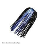 Z-MAN Ez Skirt 3ct Black Blue Chrome-Blue Tips - HookMeUp