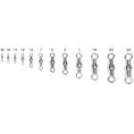 Eagle Claw Swivel-Brass Barrel 12ct-12pk Size 5 - HookMeUp