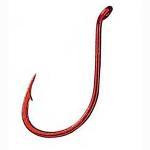 Gamakatsu Octopus Hook Red Size 1-0 6ct - HookMeUp