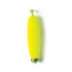 Eagle Claw Float Cigar Foam Weighted Snap-On Chartreuse 2ct 3' - HookMeUp