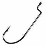 Gamakatsu Offset Worm Hook Black Size 2 6ct - HookMeUp