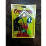 Punisher Flame Short Arm 1-2oz Black-Blue-Nickle Blade - HookMeUp