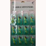 FJ Neil Marble Spinners 1-8oz Chartreuse - HookMeUp