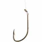 Eagle Claw Baitholder Snelled Hook Size 1 - HookMeUp