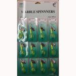 FJ Neil Marble Spinners 1-4oz Chartreuse - HookMeUp