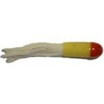 Big Bite Crappie Tubes 1.5' 10ct Red-Yellow-White - HookMeUp