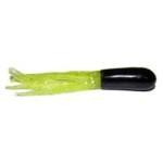 Big Bite Crappie Tubes 1.5' 10ct Black-Chartreuse - HookMeUp