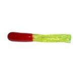 Big Bite Crappie Tubes 1.5' 10ct Red-Chartreuse - HookMeUp