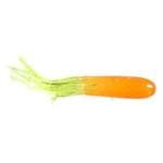 Big Bite Crappie Tubes 1.5' 10ct Orange-Chartreuse - HookMeUp