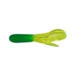 Big Bite Crappie Tubes 1.5' 10ct Lime-Chartreuse - HookMeUp
