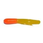 Big Bite Crappie Tubes 1.5' 10ct Orange-Yellow - HookMeUp