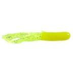Big Bite Crappie Tubes 1.5' 10ct Yellow-Chartreuse Sparkle - HookMeUp