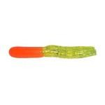 Big Bite Crappie Tubes 1.5' 10ct Orange-Chartreuse. Sparkle - HookMeUp