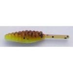 Big Bite Panfish Minnow 1.5' 10ct Pumpkin Chartreuse Laminate - HookMeUp