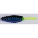 Big Bite Panfish Minnow 1.5' 10ct Black-Blue Chartreuse - HookMeUp