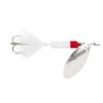 Yakima Rooster Tail 1-6 White Red Tip - HookMeUp