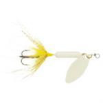 Yakima Rooster Tail 1-4 Chrome Yellowtail - HookMeUp