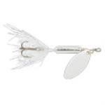 Yakima Rooster Tail 1-4 Shimmer Silver - HookMeUp