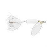 Yakima Rooster Tail 1-4 Snow w-Painted Blade - HookMeUp