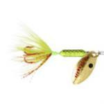 Yakima Rooster Tail 1-4 Red Hook-Chartreuse - HookMeUp