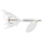 Yakima Rooster Tail 3-8 Shimmer Silver - HookMeUp