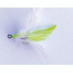 Mustad Dressed Treble Hooks 2ct White-Chart Size 6 - HookMeUp