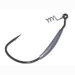 Gamakatsu Weighted Superline Spring Lock Black 6-0-1-4 - HookMeUp