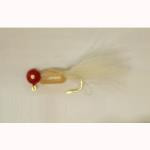 Hal-Fly Jig 1-16oz 12-cd Red-Pearl-White - HookMeUp
