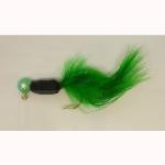 Hal-Fly Jig 1-16oz 12-cd Green-Black-Green - HookMeUp