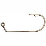 Mustad Jig Hook 60-Round Black 50ct Size 3-0 - HookMeUp