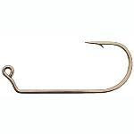 Mustad Jig Hook 60-Round Black 50ct Size 5-0 - HookMeUp
