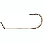 Mustad Jig Hook 60-Flat Eye Black 50ct Size 5-0 - HookMeUp