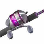 Zebco Authentic 33 Spincast Combo Ladies 33JL-ZAL602MTHT - HookMeUp