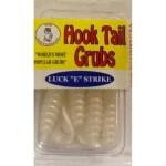 Luckie Strike Curl Tail Grub 3' 10ct Pearl - HookMeUp
