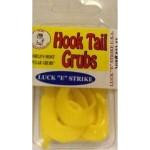 Luckie Strike Curl Tail Grub 3' 10ct Yellow - HookMeUp