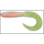 Luckie Strike TriColor Grub 3'10ct Orange Pearl Chart Glitter - HookMeUp