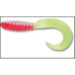 Luckie Strike TriColor Grub 3'10ct Red White Silk Chart - HookMeUp