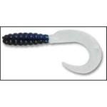 Luckie Strike TriColor Grub 3'10ct Black Blue White - HookMeUp