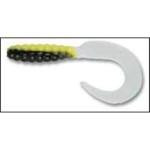 Luckie Strike TriColor Grub 3'10ct Black Yellow White - HookMeUp