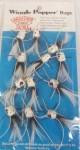 Betts Wiggle Popper White Speckle Size 10 12-card - HookMeUp