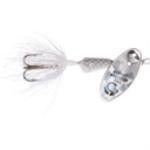 Yakima Vibric Rooster Tail 1-4 White Mylar - HookMeUp