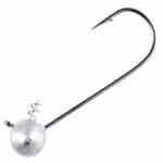 Owner Shakey Football Head 1-4oz Size 4-0 4ct Natural - HookMeUp