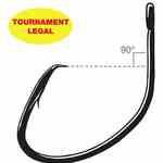 Owner Tournament MUTU Light Black Size 8-0 3ct - HookMeUp